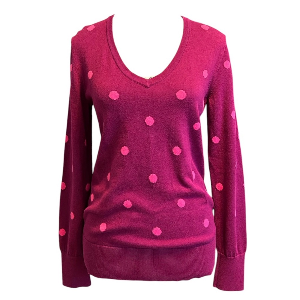 Adorable Tommy Hilfiger Pima Cotton Polka Dot Sweater (M)